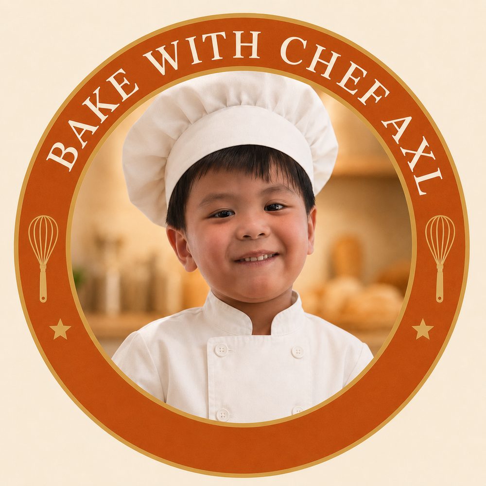 Chef Axl baking