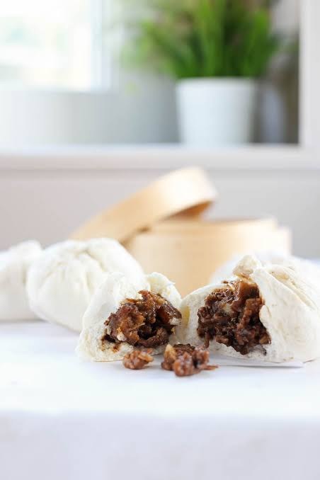 Asado Siopao (Steamed Pork Buns) — baked with Chef Axl