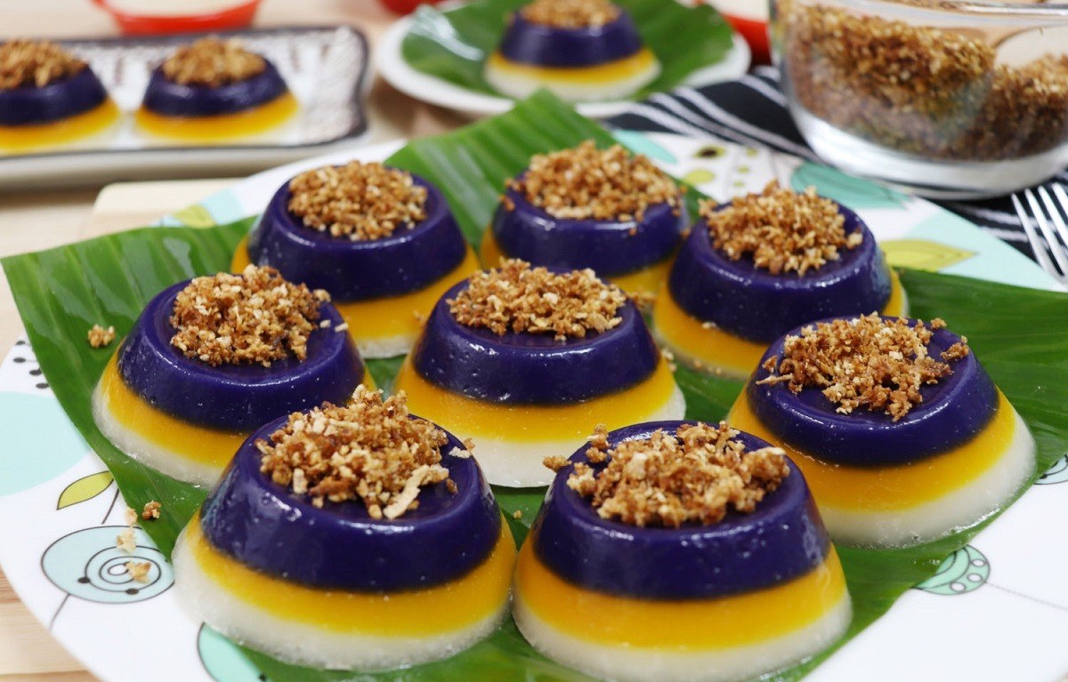 Sapin-Sapin (Layered Rice Cake) — baked with Chef Axl
