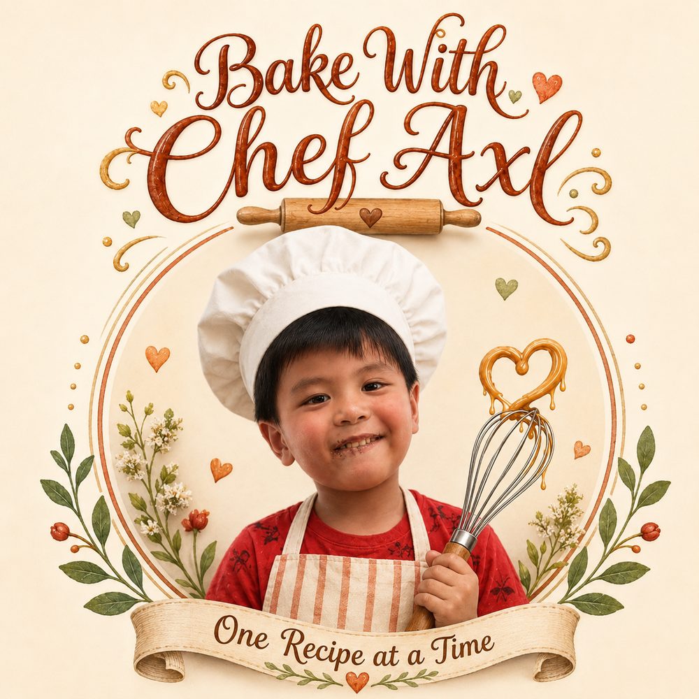 Chef Axl baking