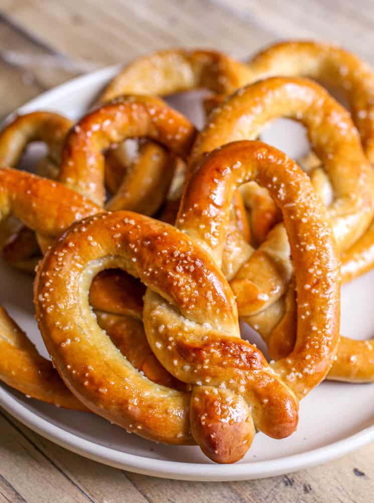 German Soft Pretzels (Laugenbrezel) — baked with Chef Axl